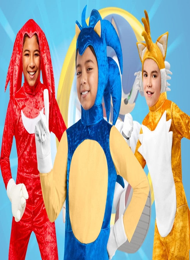 Rubies Sonic the Hedgehog: Knuckles The Echidna Costume for Kids, Boy's Small - Image 2